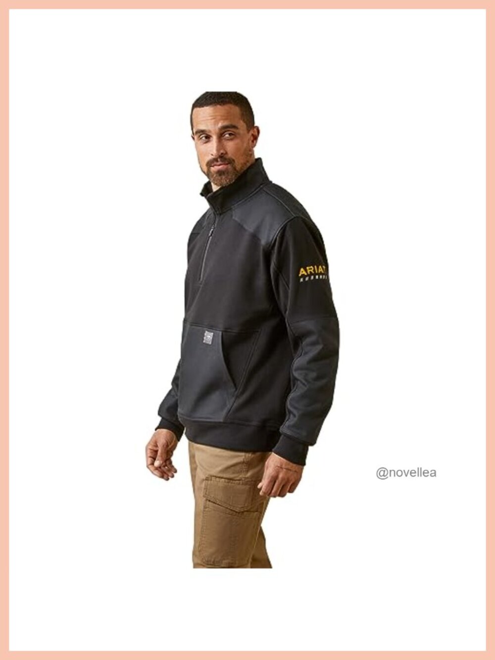 Men's Rebar Workman Duracanvas 1/4 Zip Work Sweatshirt